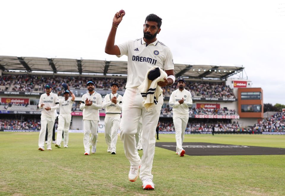 Jasprit Bumrah walks back after his third five-wicket haul on English soil, England vs India, 1st Test, Leeds, Day 3, June 22, 2025