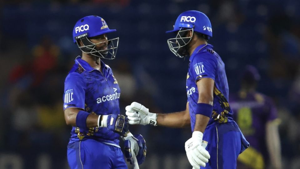 Monank Patel and Nicholas Pooran put up a century stand, Los Angeles Knight Riders vs MI New York, MLC 2025, Lauderhill, July 3, 2025