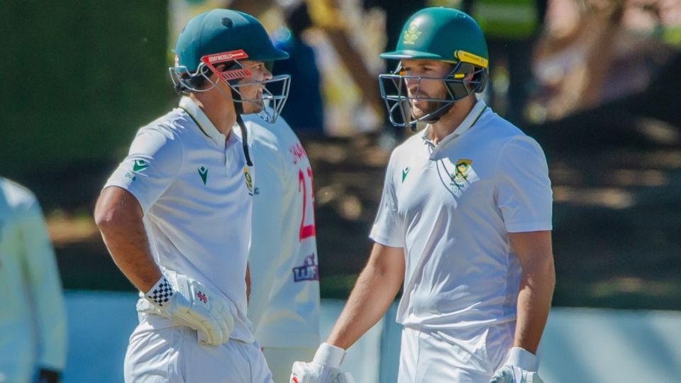David Bedingham and Wiaan Mulder added 184 for the third wicket, Zimbabwe vs South Africa, 2nd Test, 1st day, Bulawayo, July 6, 2025