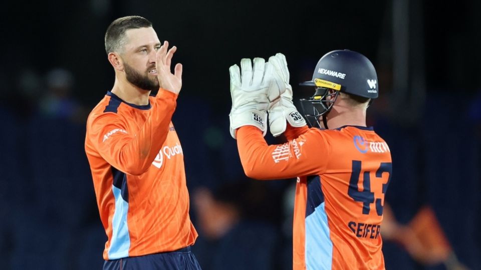 Matthew Short sent back Quinton de Kock and Nicholas Pooran in one over, MI New York vs San Francisco Unicorns, MLC 2025 Eliminator, Dallas, July 9, 2025