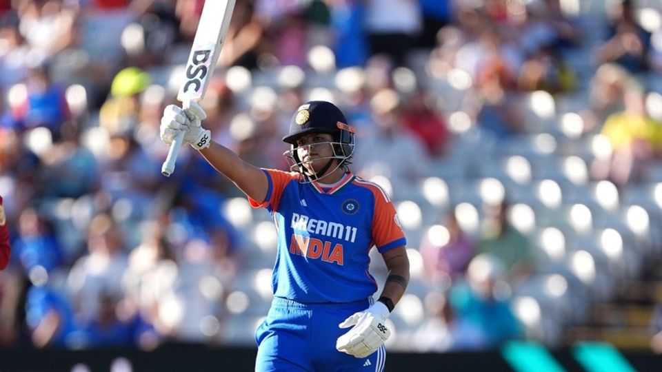 Shafali Verma struck 75 off just 41 balls, England vs India, 5th Women's T20I, Edgbaston, July 12, 2025