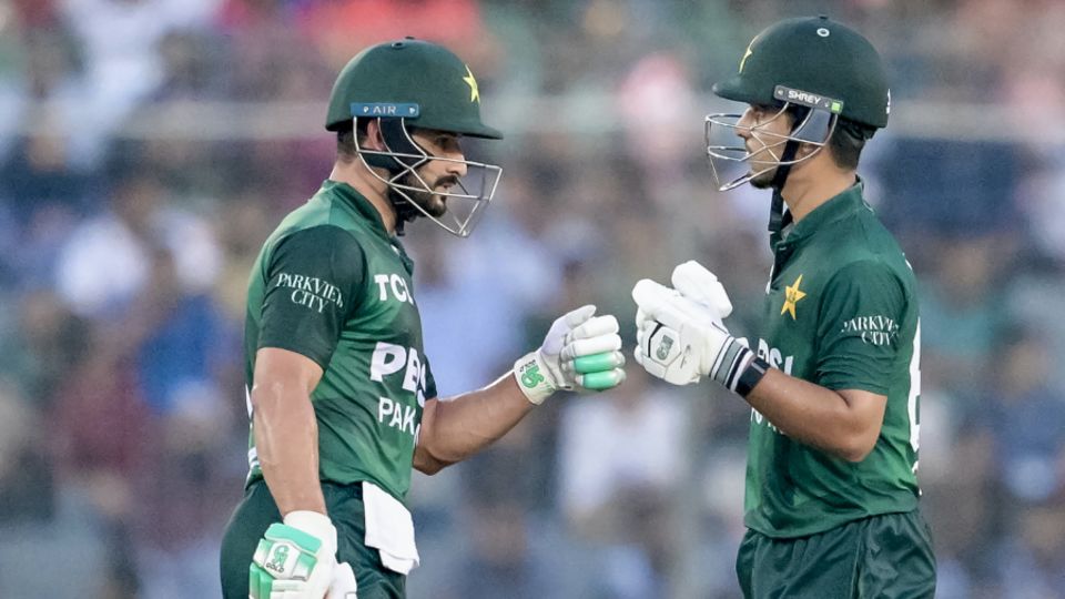 Sahibzada Farhan and Saim Ayub put on 82 for the first wicket, Bangladesh vs Pakistan, 3rd T20I, Mirpur, July 24, 2025