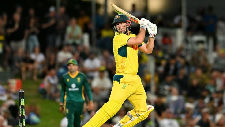 Mitchell Marsh tried to hold Australia together, Australia vs South Africa, 1st ODI, Cairns, August 19, 2025