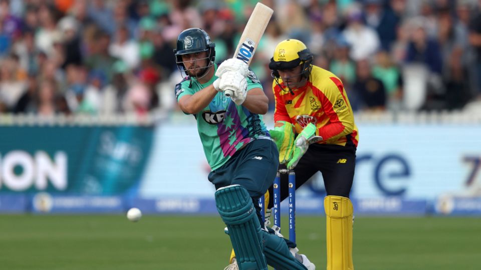 Will Jacks flicks into the leg side, Oval Invincibles vs Trent Rockets, The Hundred Men's Competition, Final, Lord's, Augsut 31, 2025