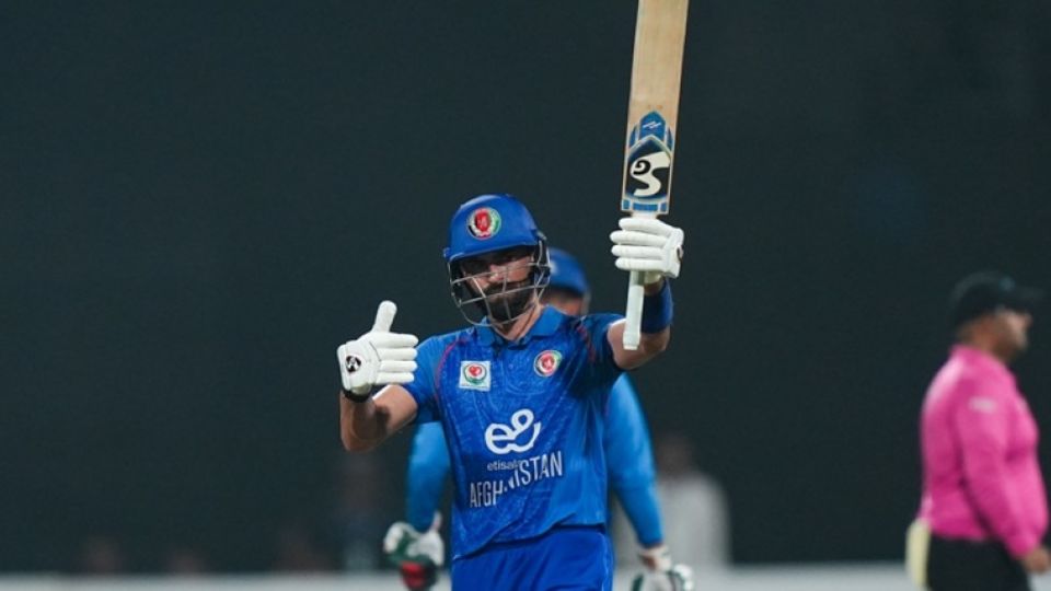 Ibrahim Zadran made 63 in 40 balls, UAE vs Afghanistan, UAE tri-series, Sharjah, September 1, 2025