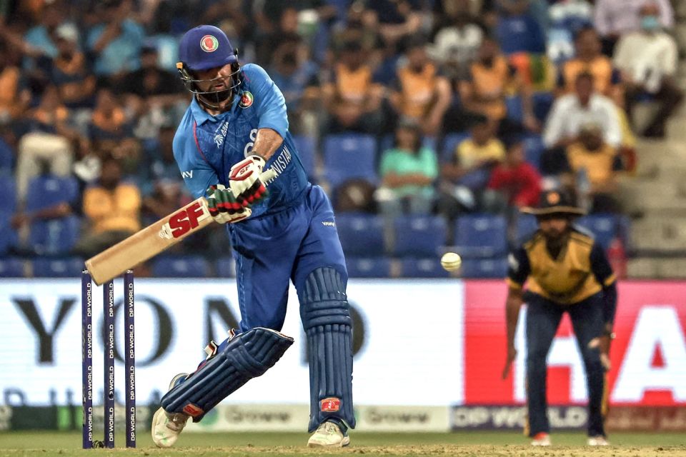 Mohammad Nabi blasted five sixes in an over, Afghanistan vs Sri Lanka, Men's T20 Asia Cup, Abu Dhabi, September 18, 2025