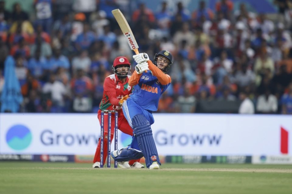 Abhishek Sharma struck a quick 38 off 15 balls, with five fours and two sixes, India vs Oman, Asia Cup, Dubai, September 19, 2025