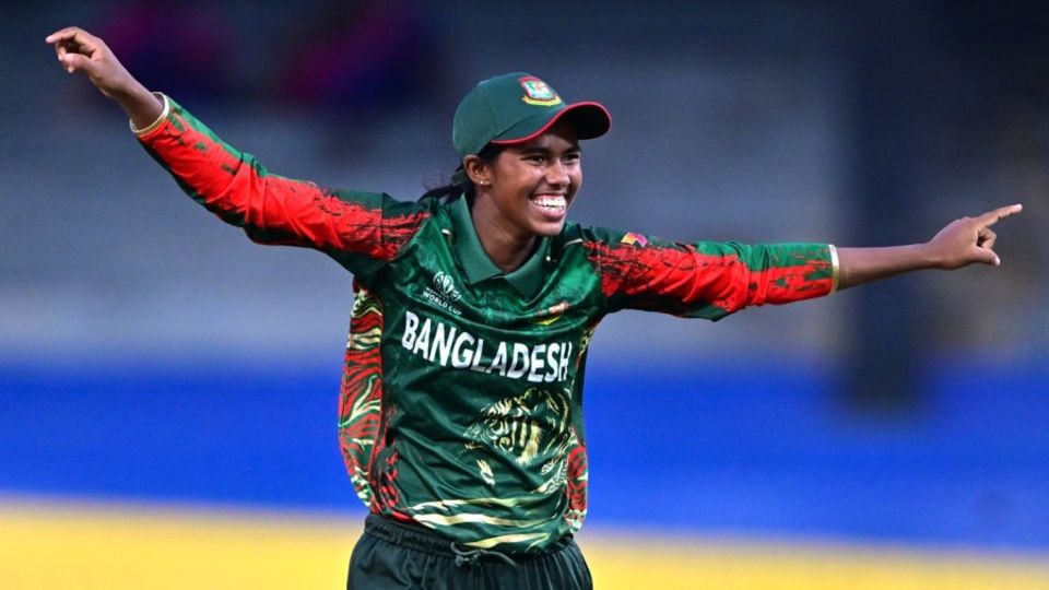 Shorna Akter took 3 for 5 against Pakistan, Bangladesh vs Pakistan, Women's ODI World Cup, Colombo, October 2, 2025