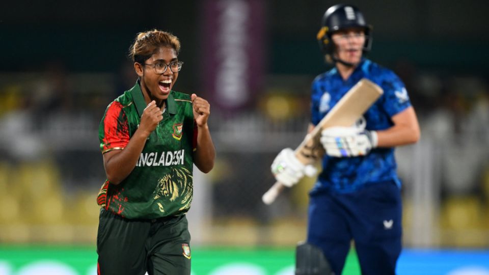 Fahima Khatun's loopy full toss got Nat-Sciver Brunt, Bangladesh vs England, Women's ODI World Cup, Guwahati, October 7, 2025