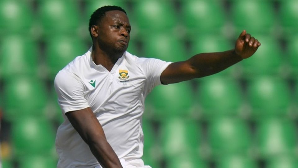 Kagiso Rabada in action, Pakistan vs South Africa, 1st Test, Day 1, Lahore, October 12, 2025