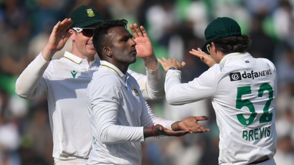 Senuran Muthusamy struck back-to-back just before tea, Pakistan vs South Africa, 1st Test, Day 1, Lahore, October 12, 2025