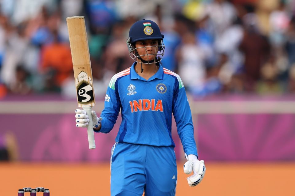 Smriti Mandhana recorded her fifty off just 46 balls, India vs Australia, Women's ODI World Cup, Visakhapatnam, October 12, 2025