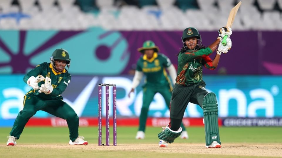 Shorna Akter helped Bangladesh finish strong, Bangladesh vs South Africa, Women's ODI World Cup, Visakhapatnam, October 13, 2025