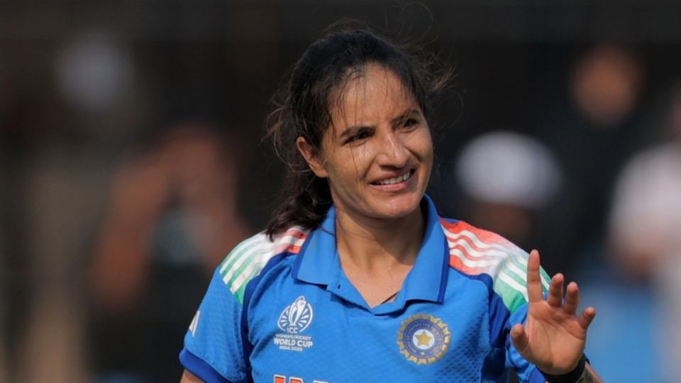 Renuka Singh opened the bowling for India, India vs England, Women's ODI World Cup, Indore, October 19, 2025