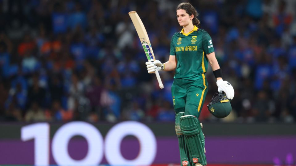Laura Wolvaardt kept the chase alive with a stunning century, India vs South Africa, Women's World Cup final, Navi Mumbai, November 2, 2025
