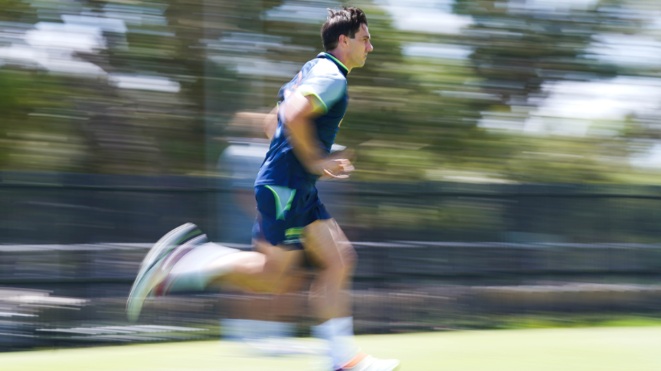 Pat Cummins went through another solid bowl, Perth Stadium, November 20, 2025