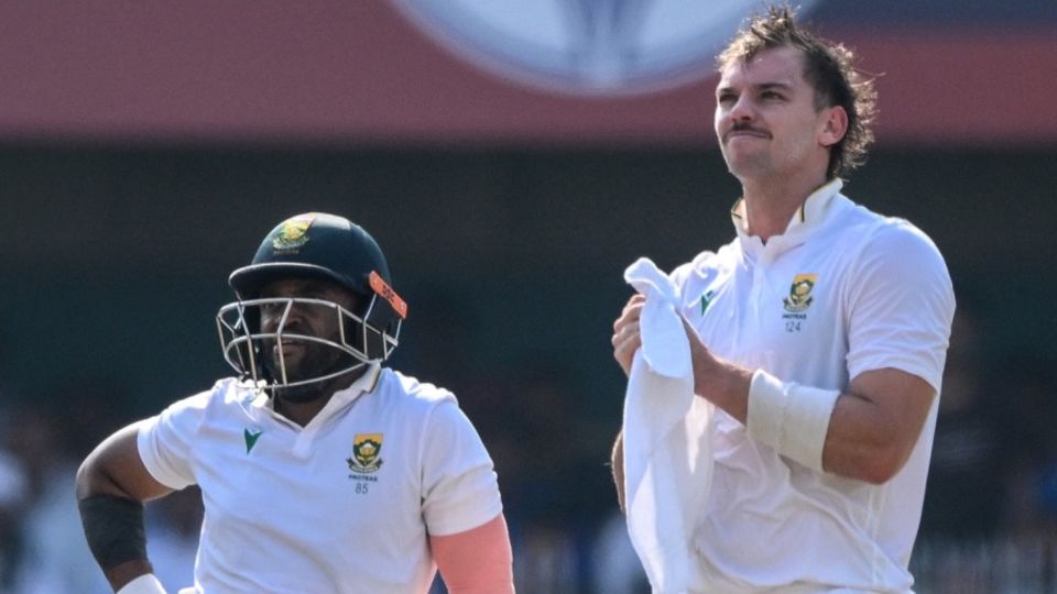 Temba Bavuma and Tristan Stubbs added 84 together, India vs South Africa, 2nd Test, Guwahati, day 1, November 22, 2025