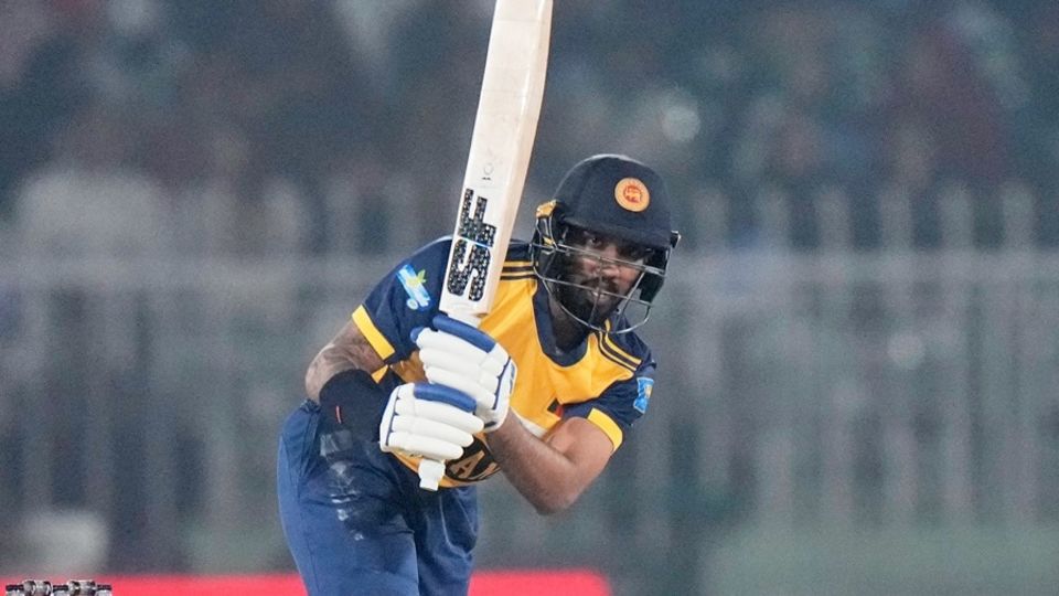 Kamil Mishara struck a quick half-century to keep Sri Lanka going, Pakistan vs Sri Lanka, T20I tri-series, final, Rawalpindi, November 29, 2025