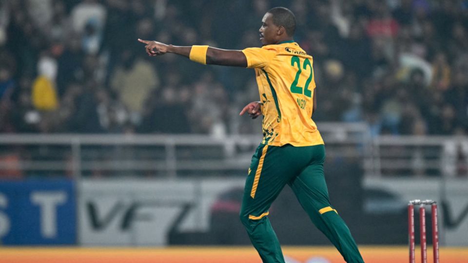 Lungi Ngidi landed the first blow for South Africa, India vs South Africa, 2nd T20I, New Chandigarh, December 11, 2025