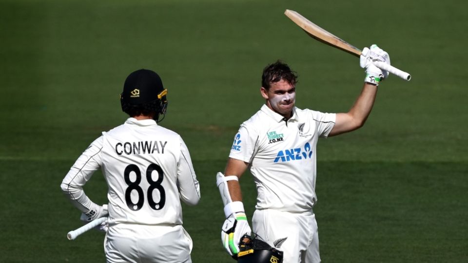 Tom Latham brought up his 15th Test century, New Zealand vs West Indies, 3rd Test, Mount Maunganui, 1st day, December 18, 2025
