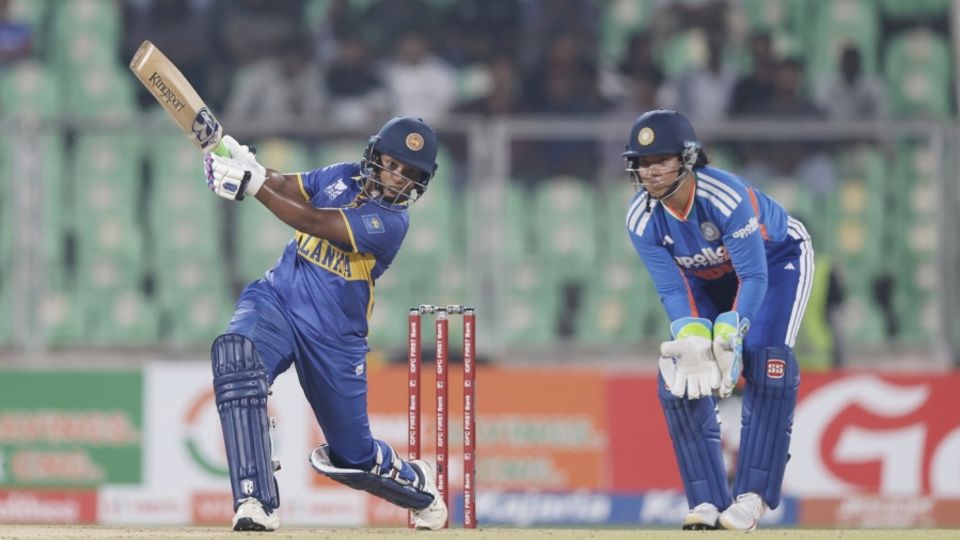 Hasini Perera led Sri Lanka's strong reply, India vs Sri Lanka, 4th Women's T20I, Thiruvananthapuram, December 28, 2025