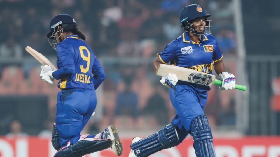 Imesha Dulani and Hasini Perera put on 79 for the second wicket, India vs Sri Lanka, 5th women's T20I, Thiruvananthapuram, December 30, 2025