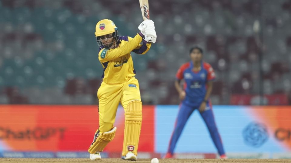 Harleen Deol was retired out on 47, UP Warriorz vs Delhi Capitals, WPL, Navi Mumbai, January 14, 2026