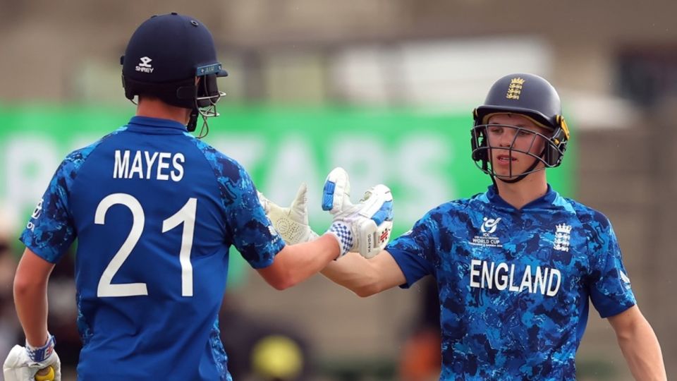 Ben Mayes and Joseph Moores' big stand punctured Scotland, England vs Scotland, Under-19 World Cup, Harare, January 21, 2026
