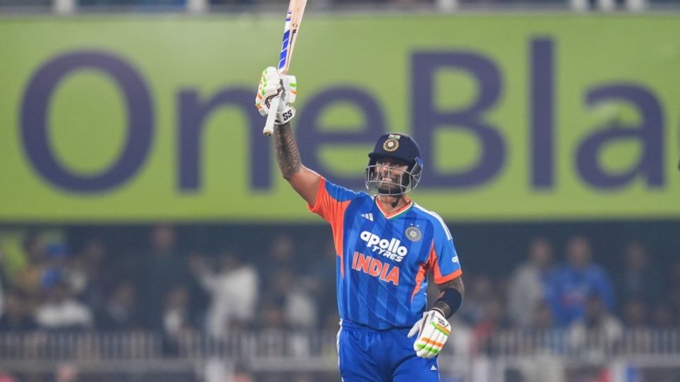 Suryakumar Yadav completed back-to-back fifties, India vs New Zealand, 3rd T20I, Guwahati, January 25, 2026