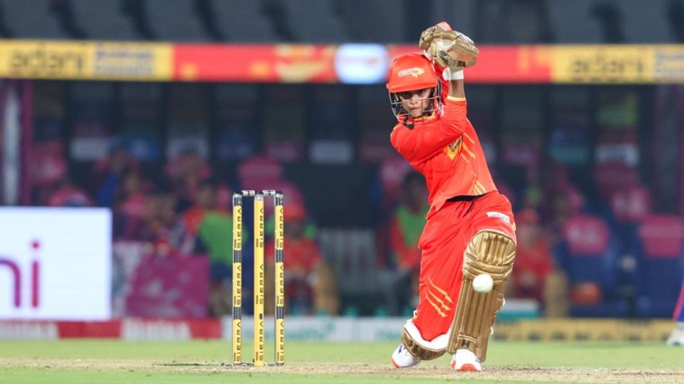 Anushka Sharma plays a drive, Gujarat Giants vs Delhi Capitals, Vadodara, WPL, January 27, 2026