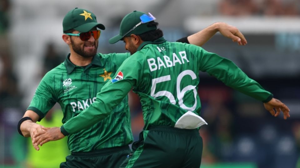 Babar Azam and Shaheen Afridi combined to take a stunning catch to dismiss Michael Levitt, Netherlands vs Pakistan, T20 World Cup, Colombo, February 7, 2026