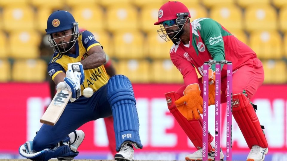 Pavan Rathnayake changed the complexion of the game with his 28-ball 60, Sri Lanka vs Oman, T20 World Cup, Pallekele, February 12, 2026