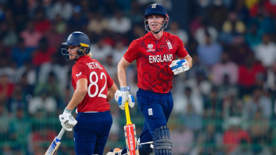 Jacob Bethell and Harry Brook added 48 off 35 balls, New Zealand vs England, Super Eight, ICC Men's T20 World Cup, R Premadasa Stadium, Colombo, February 27, 2026