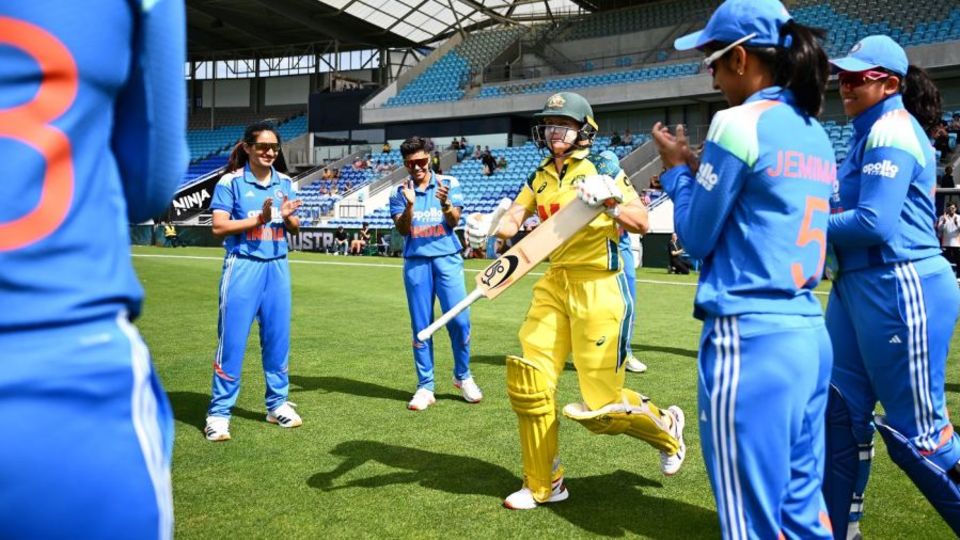 Alyssa Healy received a guard of honour from India in her final ODI, Australia vs India, 3rd ODI, Hobart, March 1, 2026