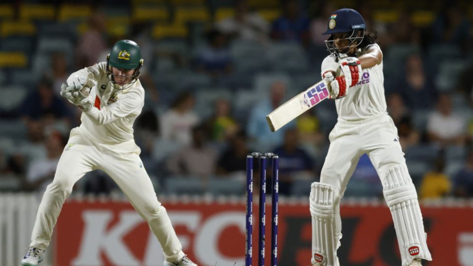 Pratika Rawal fought for India in the second innings, Australia vs India, Only Women's Test, Perth, 2nd day, March 7, 2025
