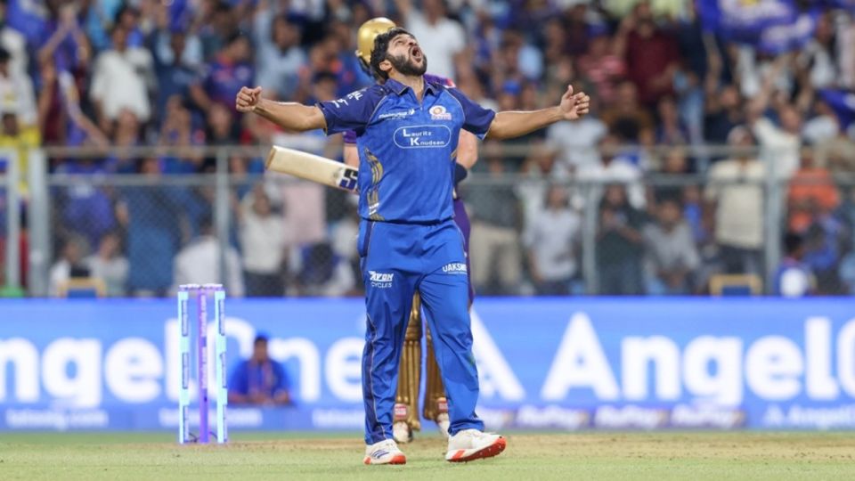 Shardul Thakur struck with his second ball, Mumbai Indians vs Kolkata Knight Riders, IPL, Mumbai, March 29, 2026