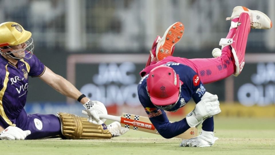 Dhruv Jurel completed a stunning stumping to dismiss Cameron Green, Kolkata Knight Riders vs Rajasthan Royals, IPL 2026, Kolkata, April 19, 2026