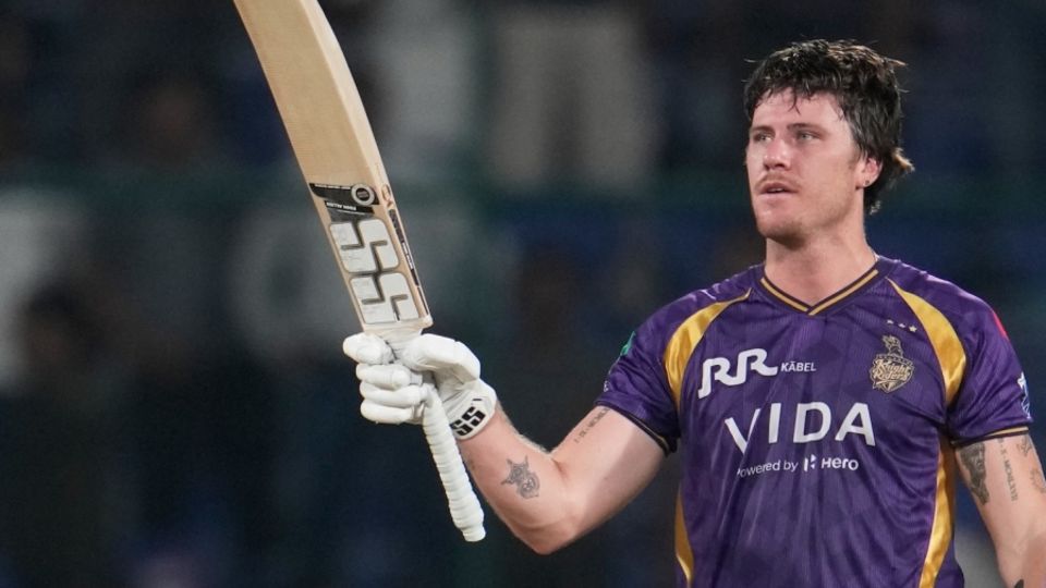 Finn Allen scored 100 out of the 147 runs for KKR, Delhi Capitals vs Kolkata Knight Riders, IPL 2026, Delhi, May 8, 2026