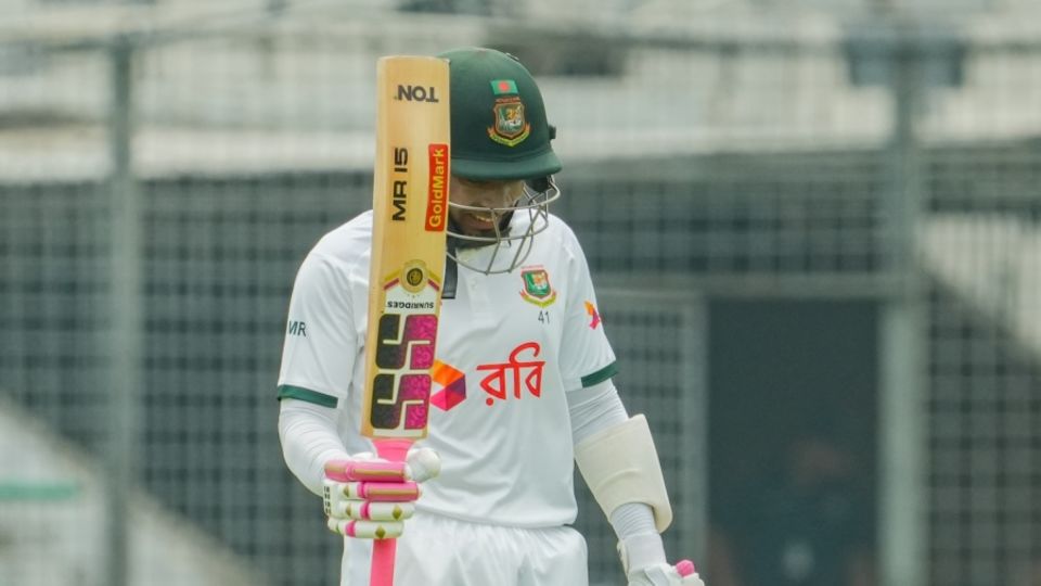 Mushfiqur Rahim brought up his half-century, Bangladesh vs Pakistan, 1st Test, Mirpur, 2nd day, May 9, 2026