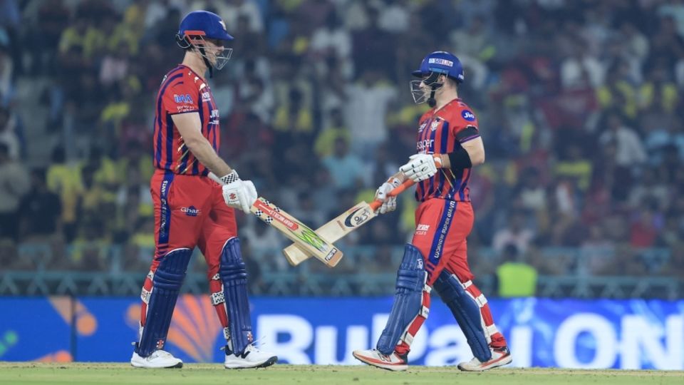 Mitchell Marsh and Josh Inglis put on a century opening stand, Lucknow Super Giants vs Chennai Super Kings, IPL, Lucknow, May 15, 2026