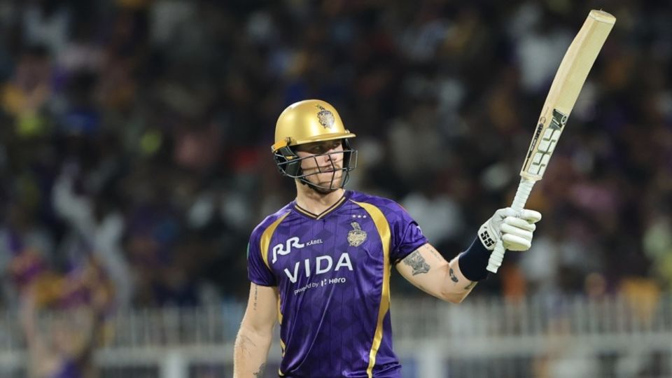 Finn Allen reached fifty off 21 balls, Kolkata Knight Riders vs Gujarat Titans, IPL 2026, Kolkata, May 16, 2026