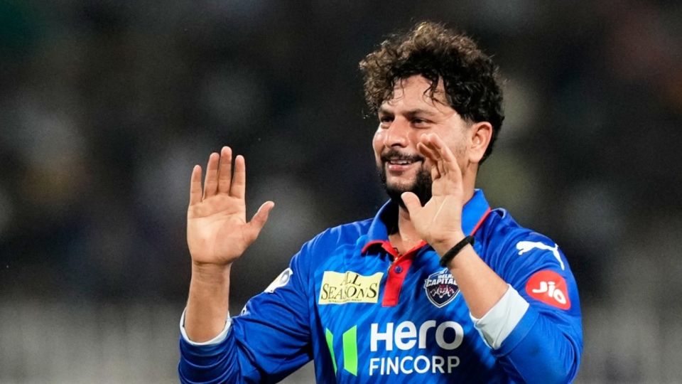 Kuldeep Yadav struck with his second ball, getting rid of Cameron Green, Kolkata Knight Riders vs Delhi Capitals, IPL 2026, Kolkata, May 24, 2026