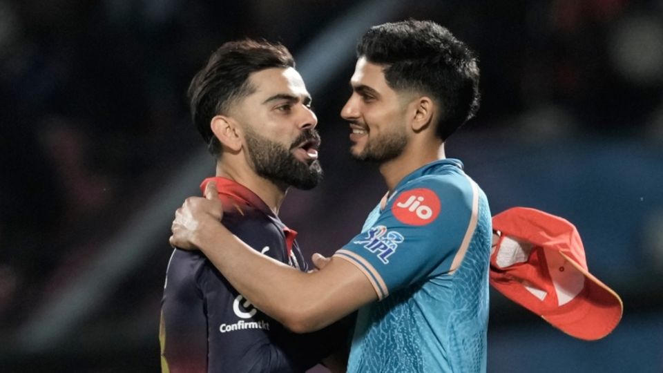 Virat Kohli and Shubman Gill greet each other after the game, Royal Challengers Bengaluru vs Gujarat Titans, IPL 2026 Qualifier 1, Dharamsala, May 26, 2026