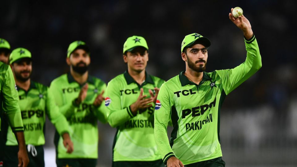 Arafat Minhas walks off after his debut five-wicket haul, Pakistan vs Australia, 1st ODI, Rawalpindi, May 30, 2026