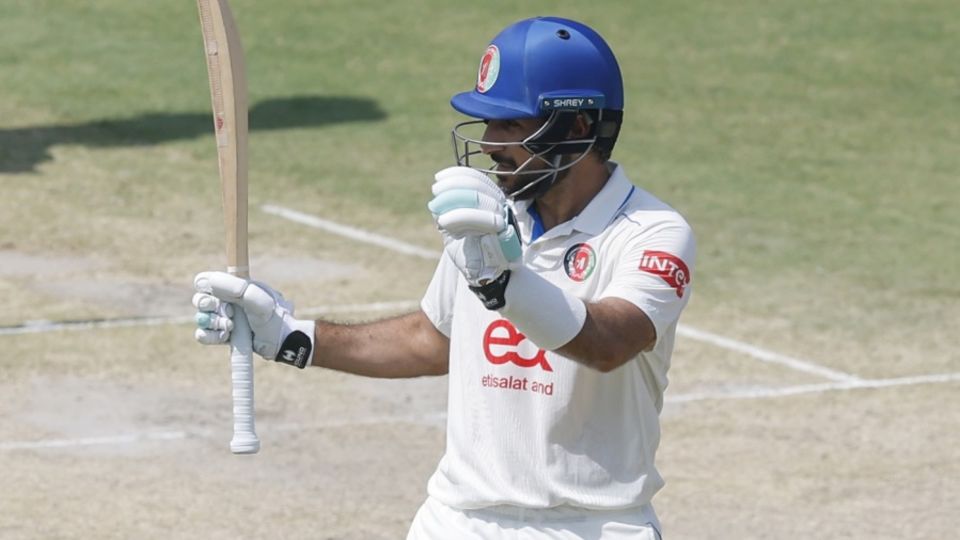 Rahmat Shah scored a gritty half-century, India vs Afghanistan, Only Test, 3rd day, New Chandigarh, June 8, 2026
