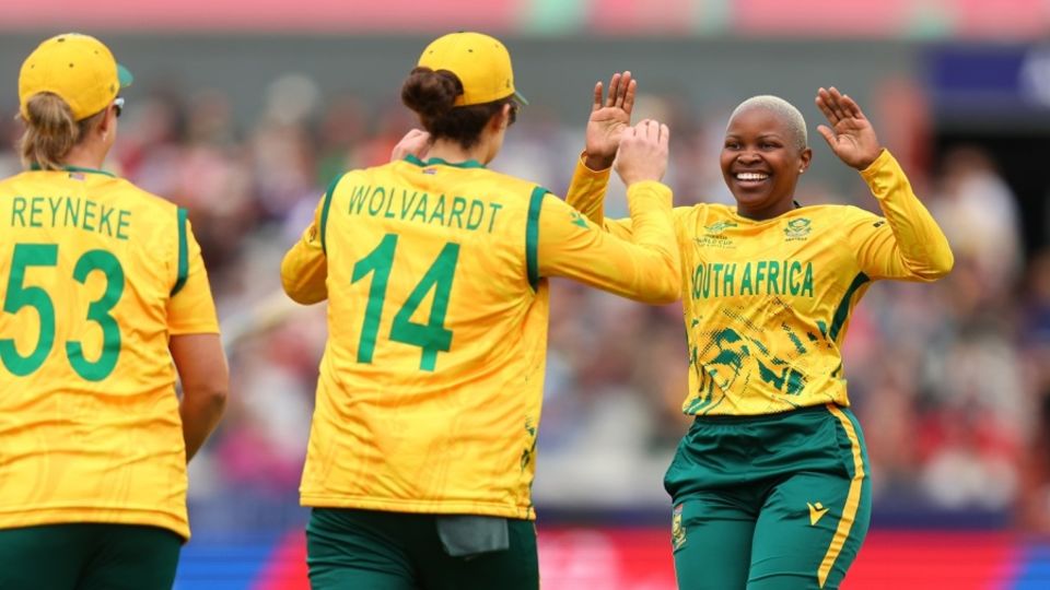 Nonkululeko Mlaba dismissed Ashleigh Gardner, Australia vs South Africa, Women's T20 World Cup, Manchester, June 13, 2026