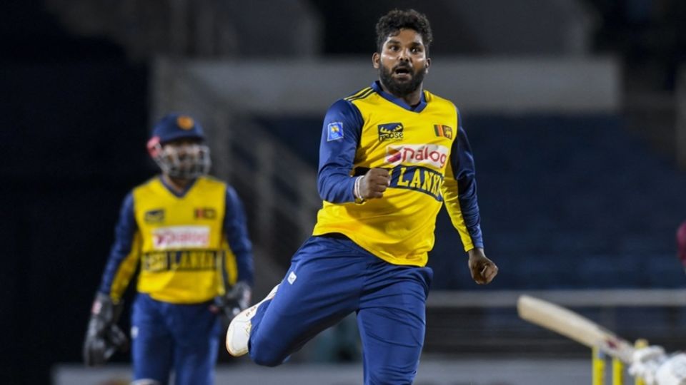 Wanindu Hasaranga delivered figures of 2 for 17, West Indies vs Sri Lanka, 3rd T20I, Kingston, June 14, 2026