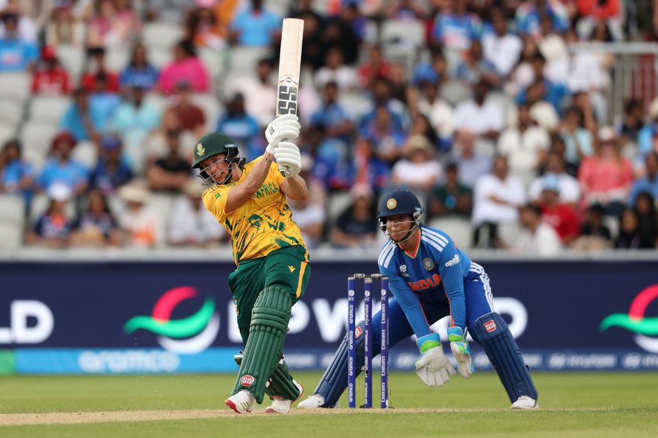 Tazmin Brits made an important contribution in her first outing, India vs South Africa, Women's T20 World Cup, Manchester, June 21, 2026