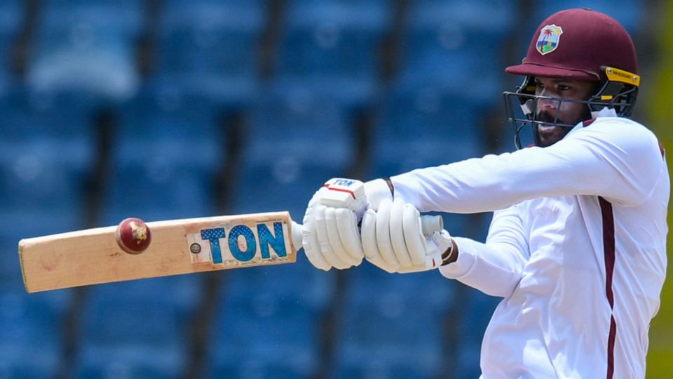 John Campbell, like his opening partner, couldn't convert a good start, West Indies vs Sri Lanka, 1st Test, North Sound, 2nd day, June 26, 2026