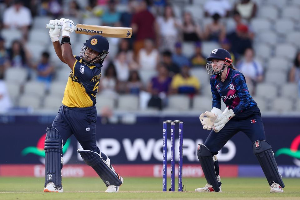 Chamari Athapaththu goes big, Scotland vs Sri Lanka, Manchester, Women's T20 World Cup, June 26, 2026